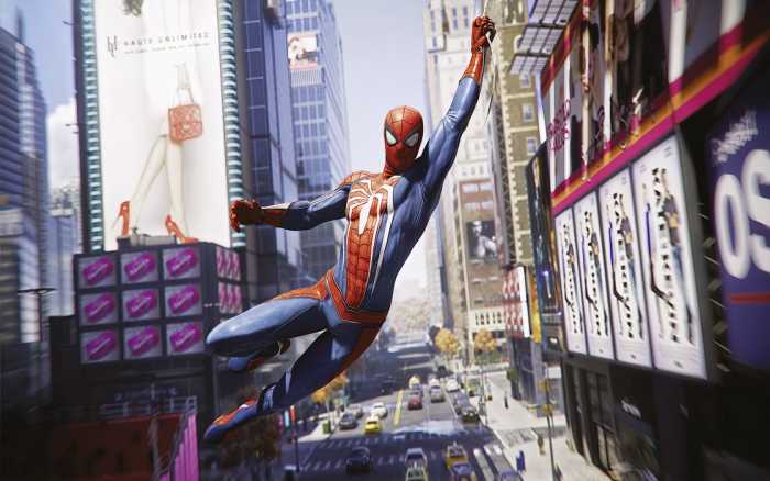 Intissé Standard Marvel Spider-Man City Swing