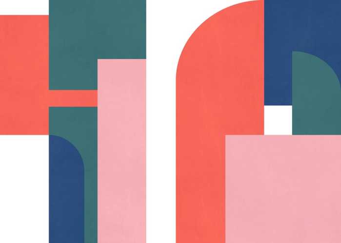 Intissé Standard Geometric Colours