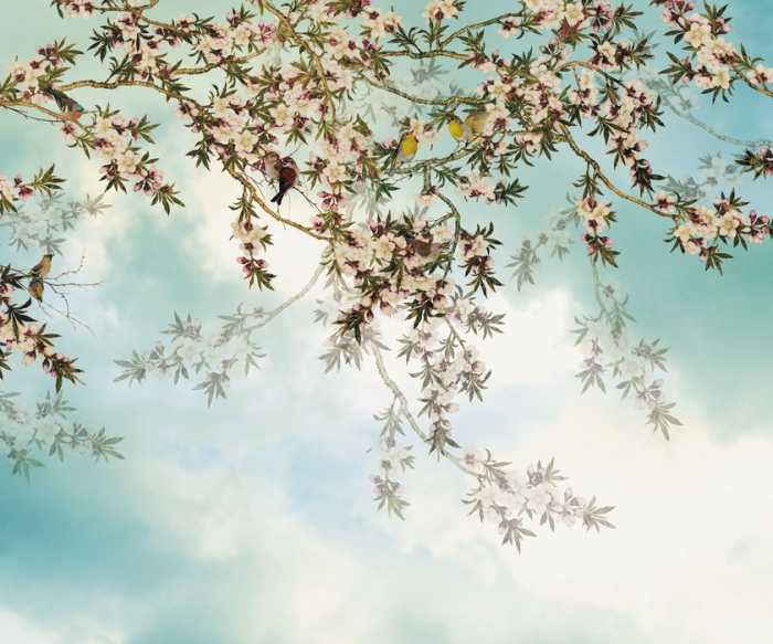 Intissé Standard Frühlingsblüte