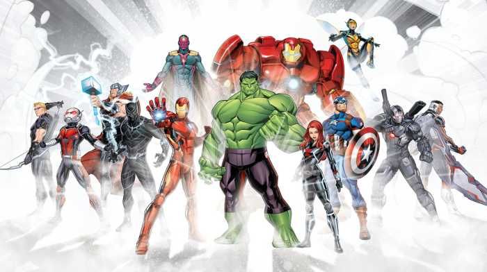 Intissé Standard Avengers Unite