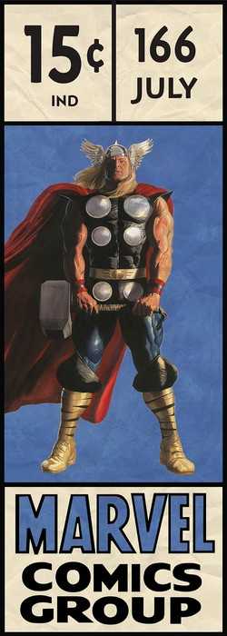 Intissé Standard Thor Retro Comic Box
