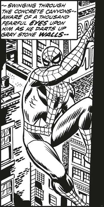 Intissé Standard Spider-Man Classic Climb