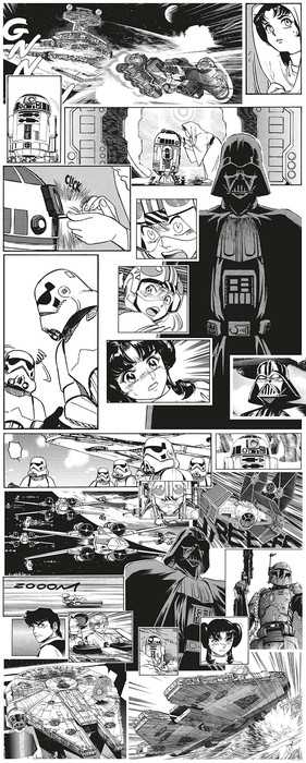 Intissé Standard Star Wars Manga Madness
