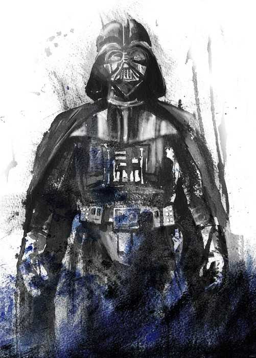 Intissé Standard Star Wars Watercolor Vader