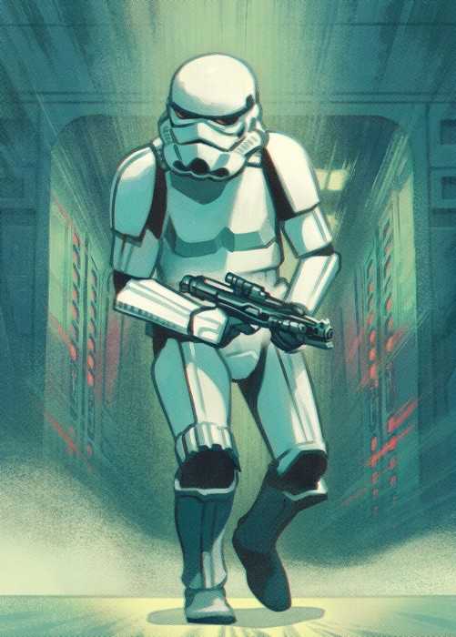 Intissé Standard Mandalorian Stormtrooper Print