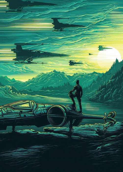Intissé Standard Star Wars X-Wing Assault Takodana