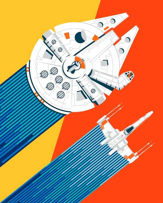 Intissé Standard Star Wars Wingman