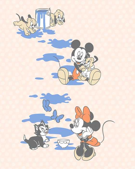 Intissé Standard Mickey Artsy Flow