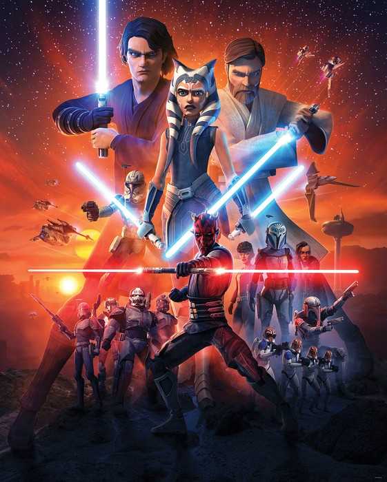 Intissé Standard Star Wars Clone Wars Mission