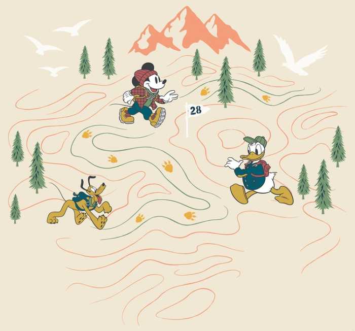 Intissé Standard Mickey Meets the Mountain