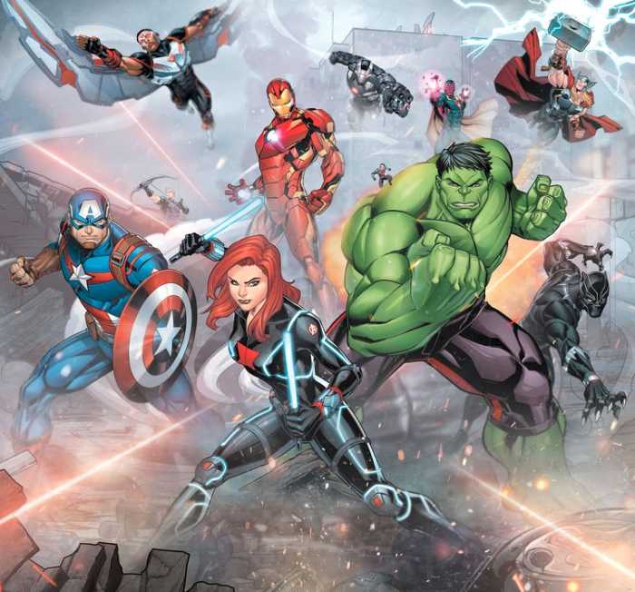 Intissé Standard Avengers Street Revenge
