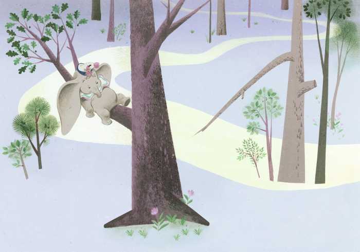 Intissé Standard Dumbo Sleep on Tree