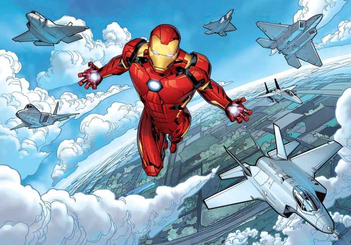 Intissé Standard Iron Man Flight