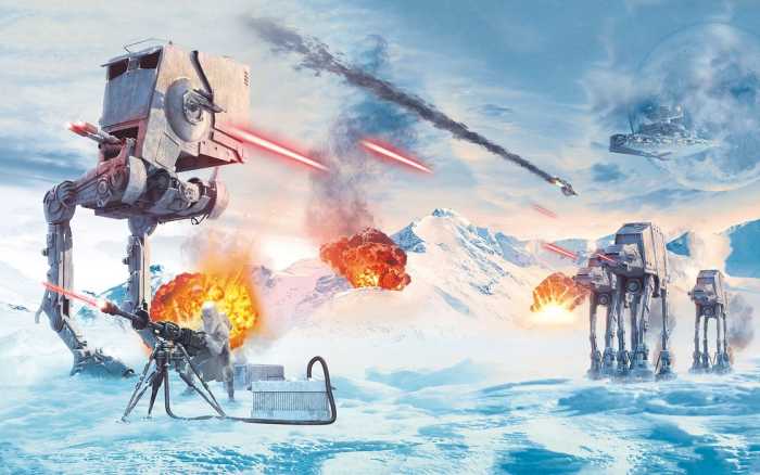 Intissé Standard Star Wars Hoth Showdown