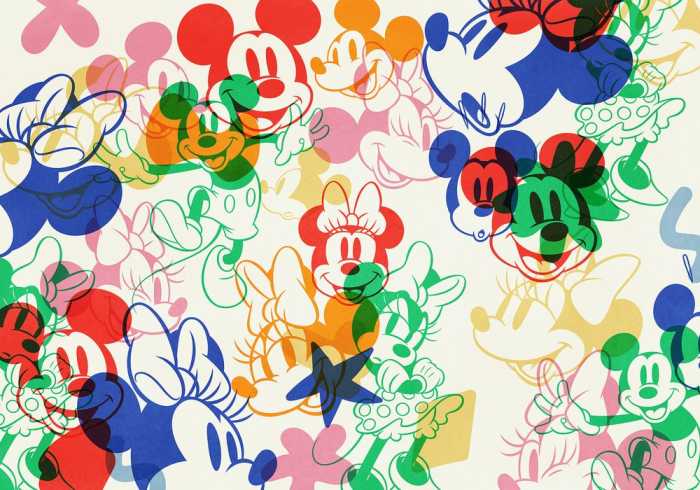 Intissé Standard Mickey & Minnie Mixture