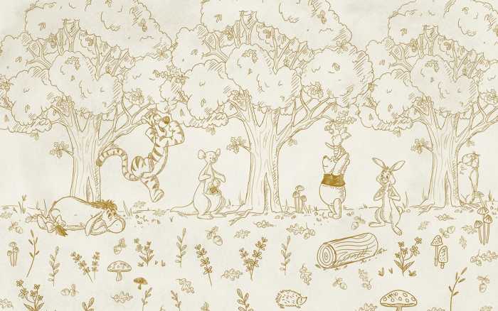 Intissé Standard Winnie the Pooh Outdoors