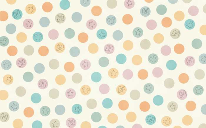 Intissé Standard Disney Pastel Confetti