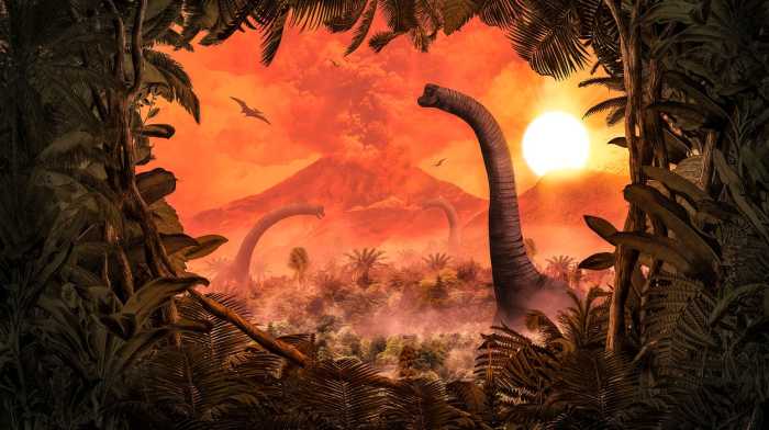 Intissé Standard Brachiosaurus Panorama