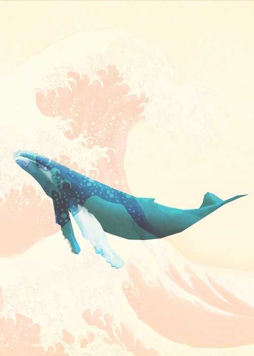 Intissé Standard Whale Voyage