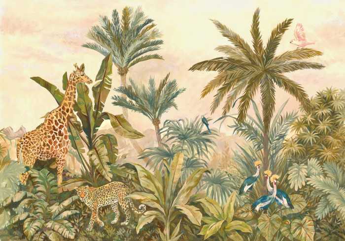 Intissé Standard Tropical Vintage Garden