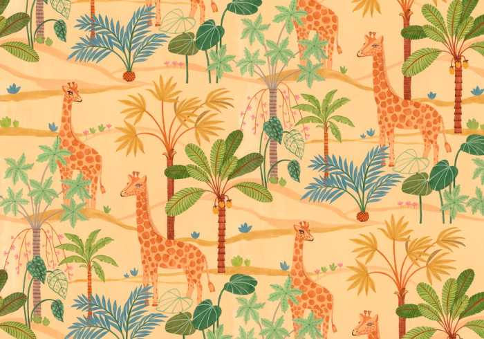 Intissé Standard Giraffe Crew