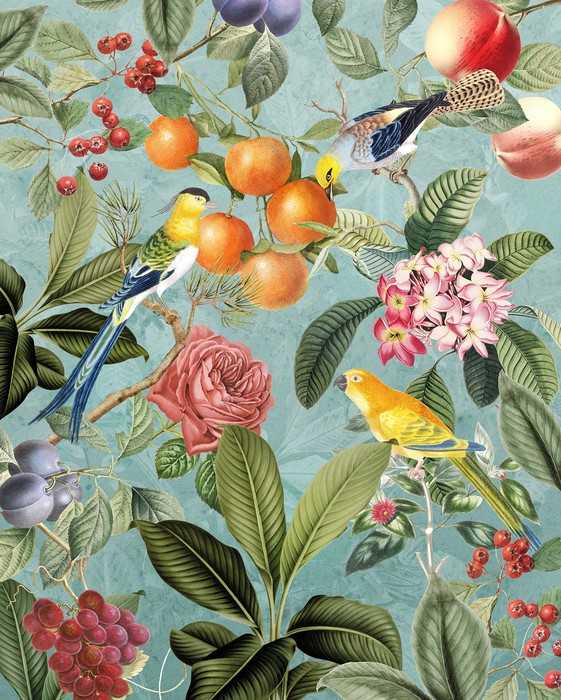 Intissé Standard Birds and Berries