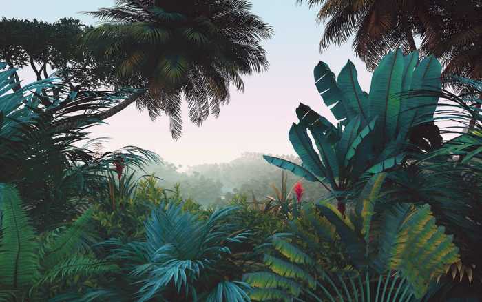 Intissé Standard Jungle Morning