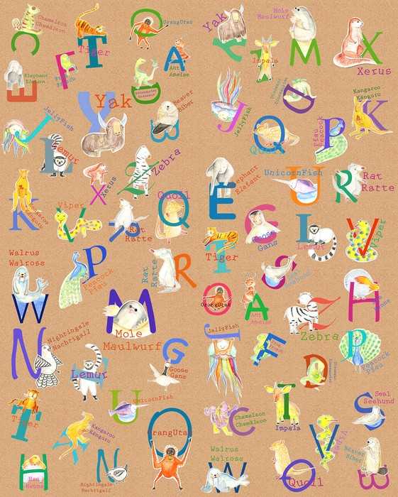Intissé Premium Animals A-Z