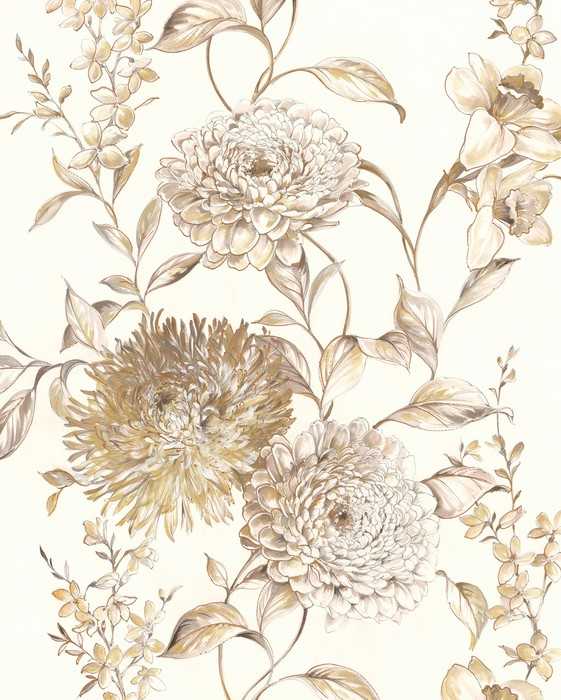 Intissé Premium Vintage Chrysanthemum