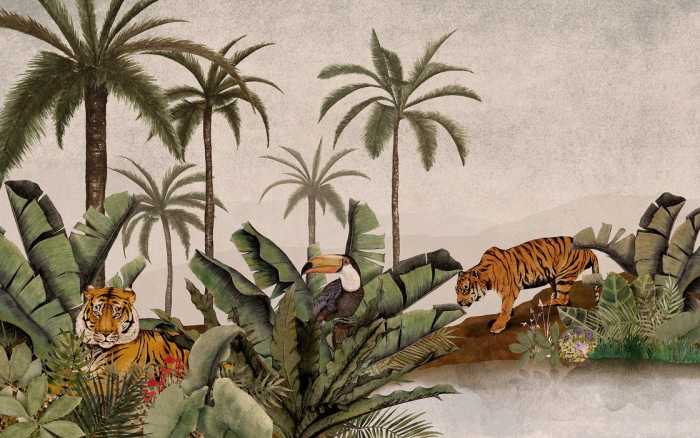 Intissé Premium Tiger Jungle