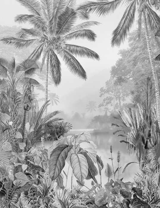 Intissé Premium Lac Tropical Black & White