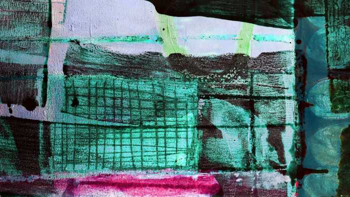 Intissé Premium Grid Falling mint