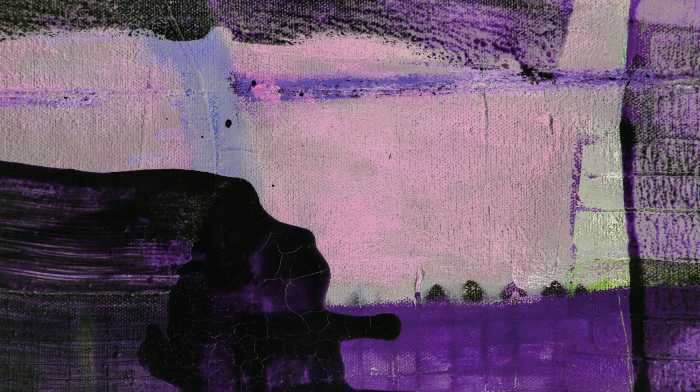 Photo murale intissé impression numérique Dawn Breaking rose-violett