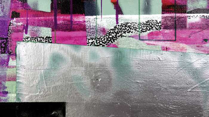 Photo murale intissé impression numérique Infinity Prancing mint