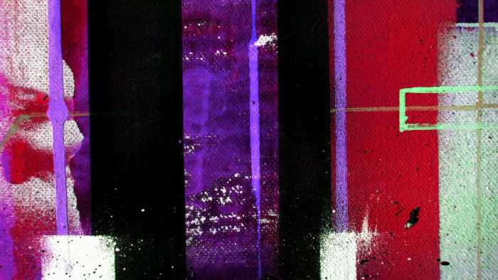 Intissé Premium Traces Drizzling black-purple