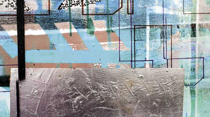 Photo murale intissé impression numérique Alleys Rainy ice-rose