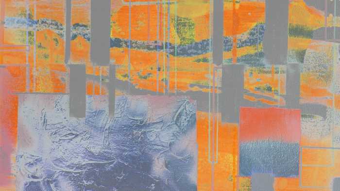Intissé Premium Squares Dropping orange
