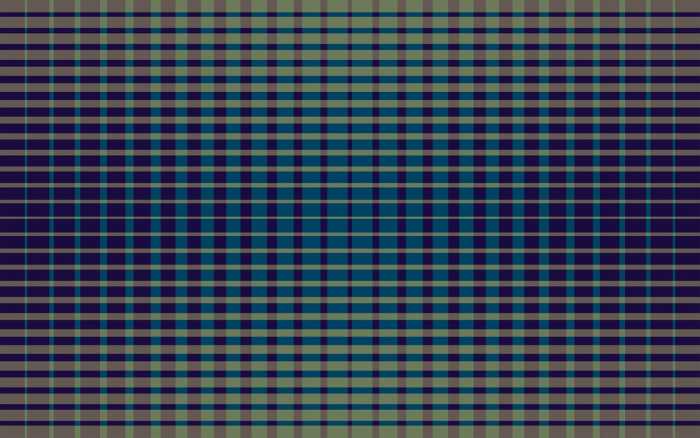 Intissé Premium Chequered blue-beige