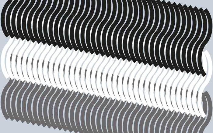 Intissé Premium Comb bleu-blackwhite
