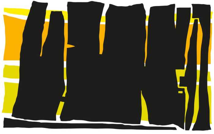 Intissé Premium Composition 4 yellow-black
