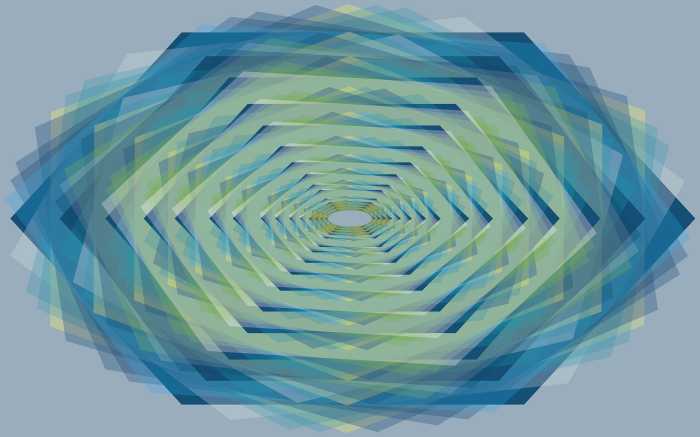 Photo murale intissé impression numérique Crystal bleu-petrol