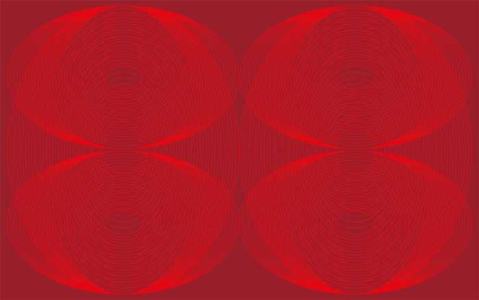 Intissé Premium Eyes Wide Open Quartett red-red