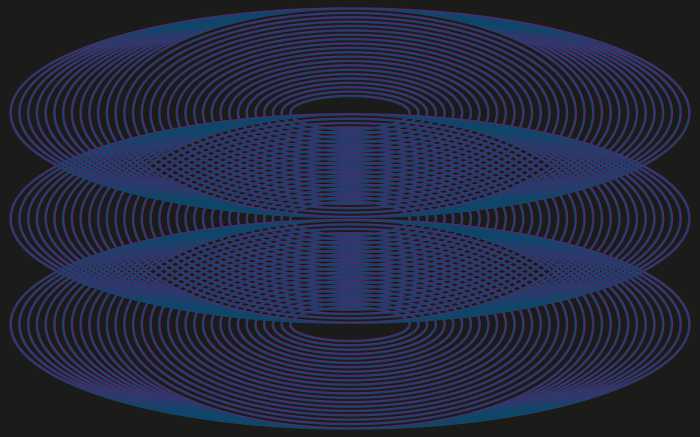 Photo murale intissé impression numérique Eyes Wide Open Trio violett-bleu-black