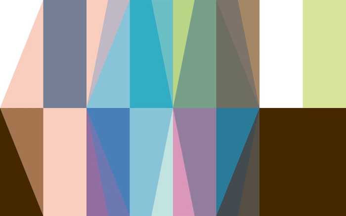 Intissé Premium Gem Stone Rhombus apricot-blue-mocca