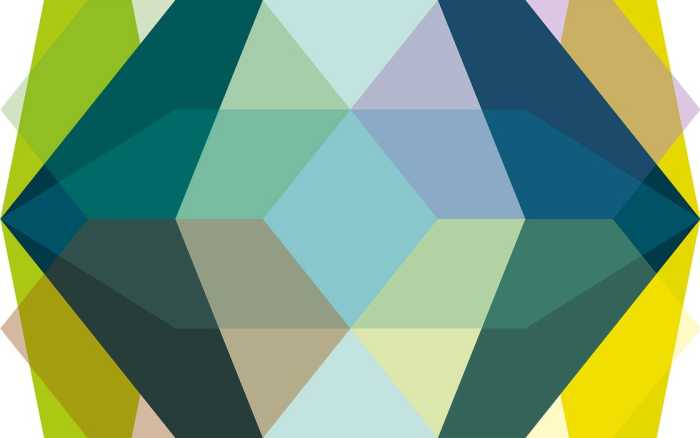 Intissé Premium Gem Stone Kite petrol-bleu-yellow