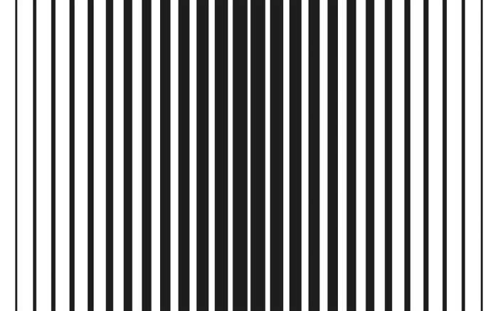 Intissé Premium Lamello Longo black-white
