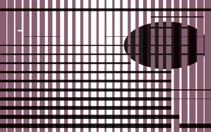 Intissé Premium Let me stay black-aubergine
