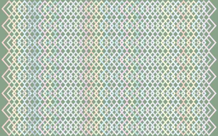 Intissé Premium Structure Rhombus greygreen-pastell