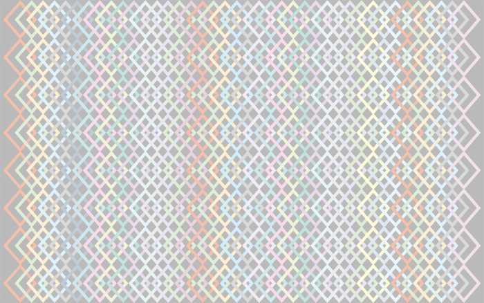 Intissé Premium Structure Rhombus lightgrey-pastell