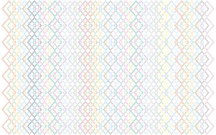 Intissé Premium Structure Rhombus white-pastell
